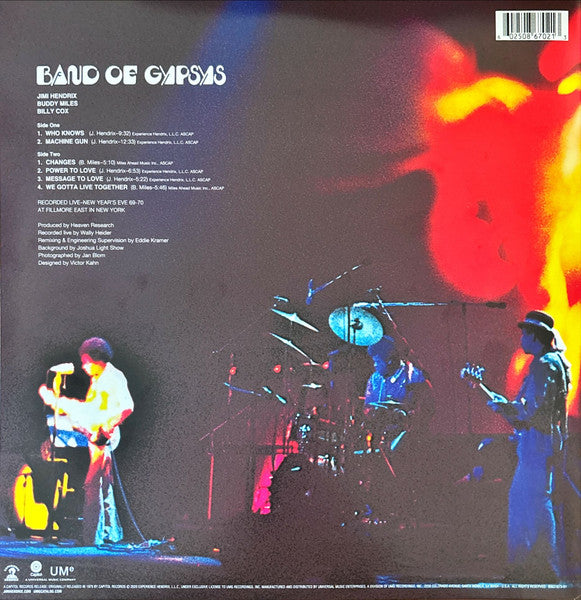 Hendrix* : Band Of Gypsys (LP, Album, RE, RM, RP, 150)