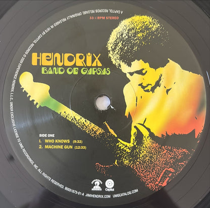 Hendrix* : Band Of Gypsys (LP, Album, RE, RM, RP, 150)