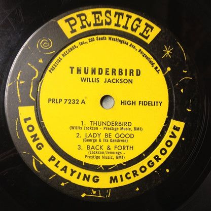 Willis Jackson : Thunderbird (LP, Album, Mono)