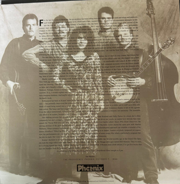 Alison Krauss : Now That I’ve Found You - A Collection  (LP, Comp, RE)