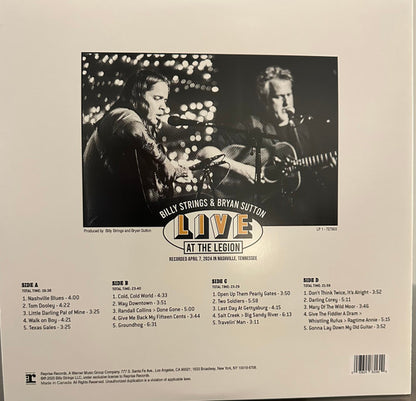 Billy Strings & Bryan Sutton : Live At The Legion (2xLP, Album, Ltd, Red)