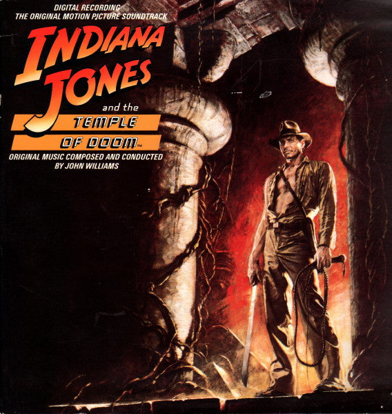 John Williams (4) : Indiana Jones And The Temple Of Doom (The Original Motion Picture Soundtrack) (LP, Album, Gat)
