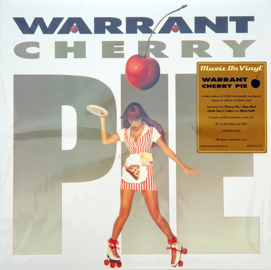 Warrant : Cherry Pie (LP, Album, Ltd, Num, RE, Yel)