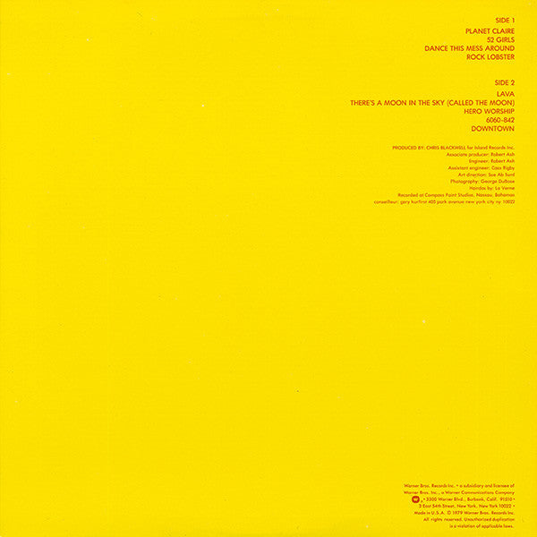 The B-52's : The B-52's (LP, Album, RP, Win)