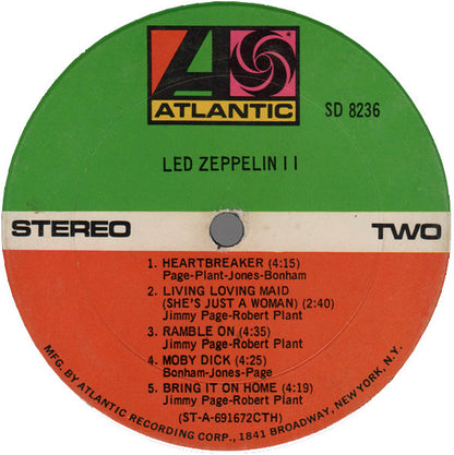 Led Zeppelin : Led Zeppelin II (LP, Album, RE, Ter)