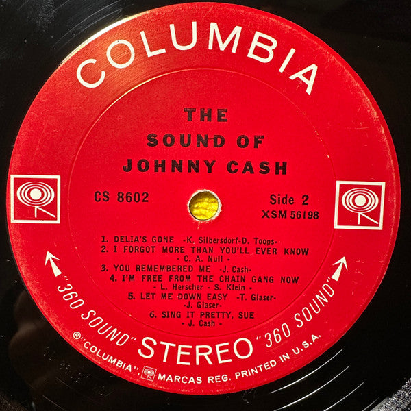 Johnny Cash : The Sound Of Johnny Cash (LP, Album, RE, Pit)