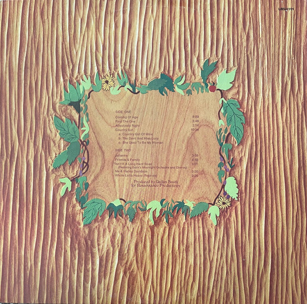 Five Man Electrical Band : Coming Of Age (LP, Album, Gat)