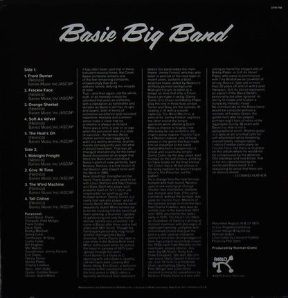 Count Basie : Basie Big Band (LP, Album)