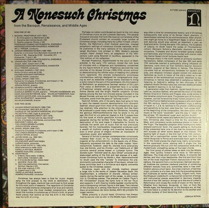 Various : A Nonesuch Christmas (LP, Album, RE, Gat)