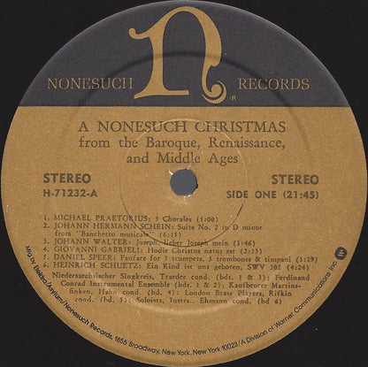 Various : A Nonesuch Christmas (LP, Album, RE, Gat)