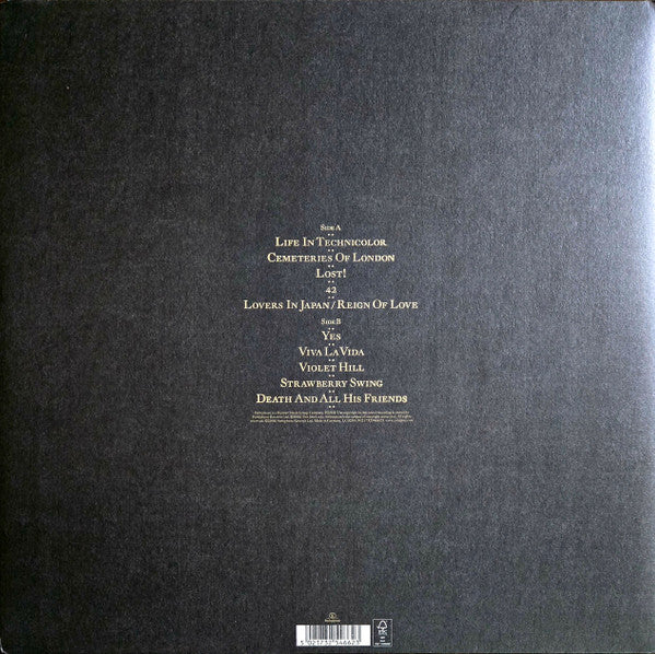 Coldplay : Viva La Vida Or Death And All His Friends (LP, Album, RE, Cle)
