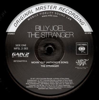 Billy Joel : The Stranger (2x12", Album, Ltd, Num, RE, RM, Gat)
