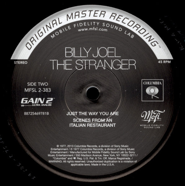 Billy Joel : The Stranger (2x12", Album, Ltd, Num, RE, RM, Gat)
