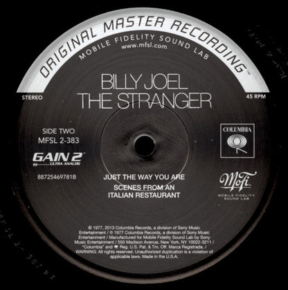 Billy Joel : The Stranger (2x12", Album, Ltd, Num, RE, RM, Gat)