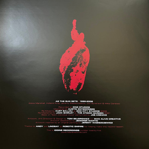 As The Sun Sets : Untitled Discography (LP, Comp, RM, Red)