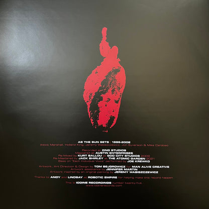 As The Sun Sets : Untitled Discography (LP, Comp, RM, Red)