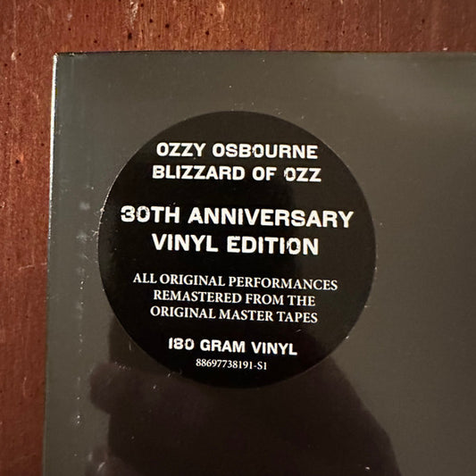 Ozzy Osbourne : Blizzard Of Ozz (LP, Album, RE, RM, 180)