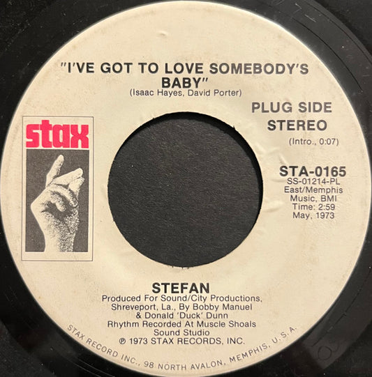 Stefan (7) : I've Got To Love Somebody's Baby (7", Promo)