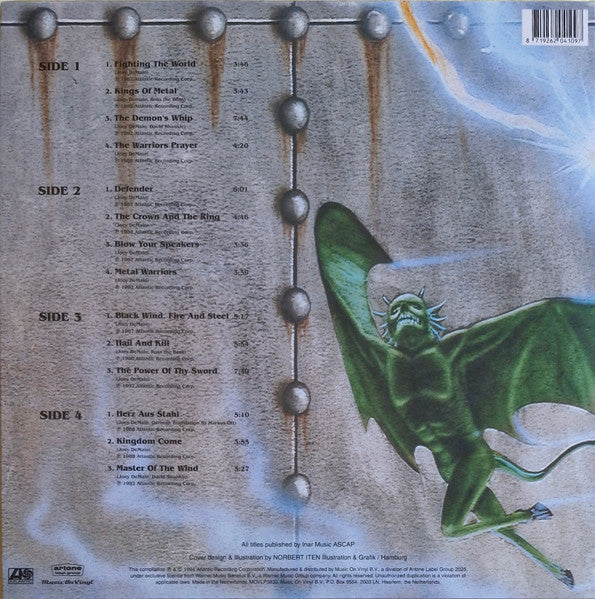 Manowar : Best Of Manowar - The Hell Of Steel (2xLP, Comp, RE, 180)