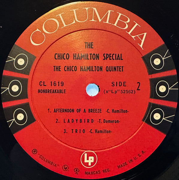 The Chico Hamilton Quintet : The Chico Hamilton Special (LP, Album, Mono)