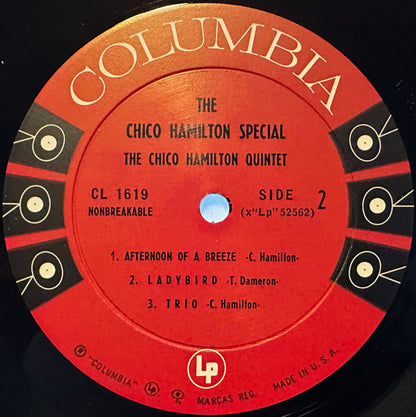 The Chico Hamilton Quintet : The Chico Hamilton Special (LP, Album, Mono)