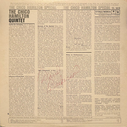 The Chico Hamilton Quintet : The Chico Hamilton Special (LP, Album, Mono)
