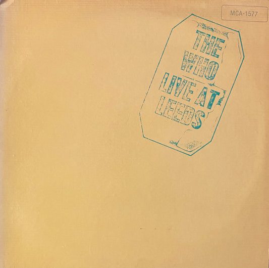 The Who : Live At Leeds (LP, Album, RE)