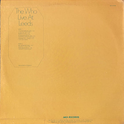 The Who : Live At Leeds (LP, Album, RE)