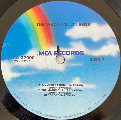 The Who : Live At Leeds (LP, Album, RE)