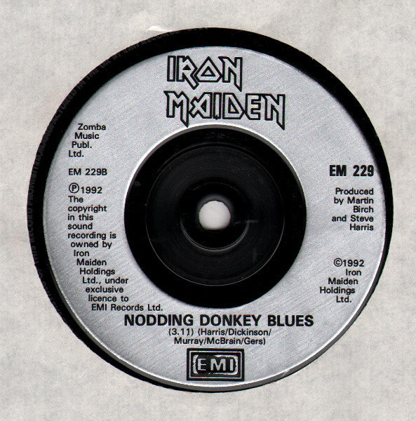 Iron Maiden : Be Quick Or Be Dead (7", Single, Sil)