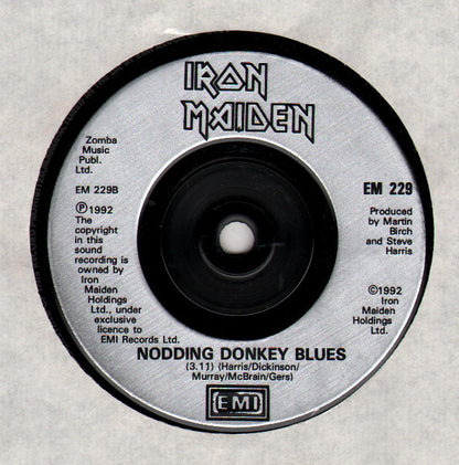 Iron Maiden : Be Quick Or Be Dead (7", Single, Sil)