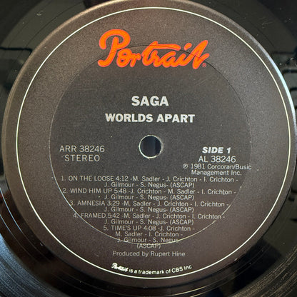 Saga (3) : Worlds Apart (LP, Album, Ter)