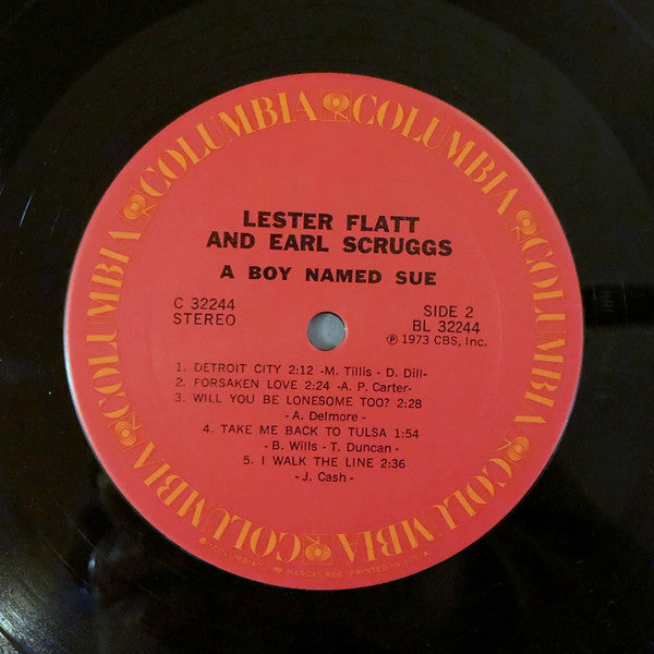 Lester Flatt And Earl Scruggs* : A Boy Named Sue (LP, Album, Comp)