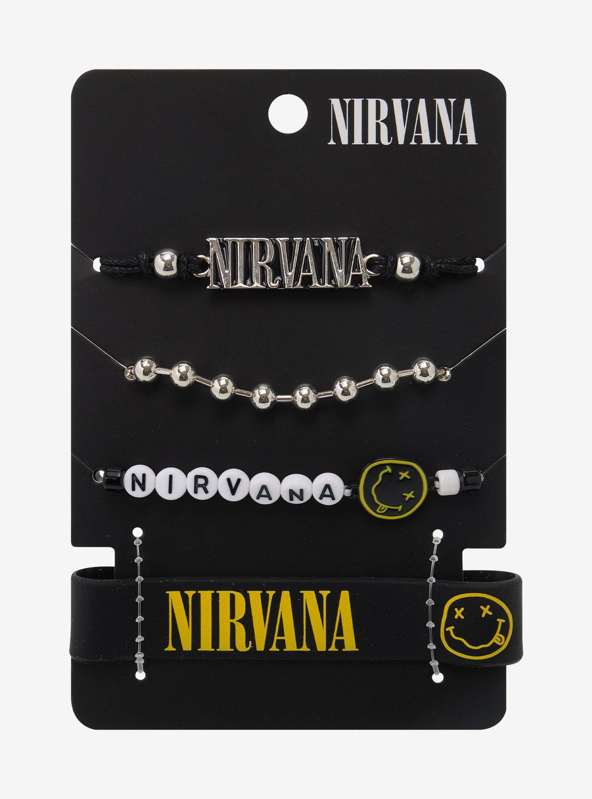 Nirvana Logo Bracelet Set
