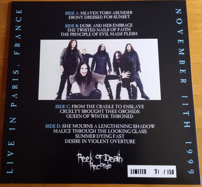 Cradle Of Filth : Principle Of Paris Pussy  (2xLP, Ltd, Num, Unofficial)