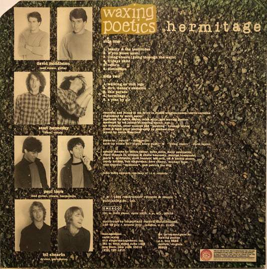 Waxing Poetics : Hermitage (LP, Album)