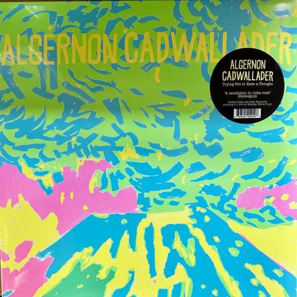 Algernon Cadwallader : Trying Not To Have A Thought (LP, Album, Ltd, Sha)
