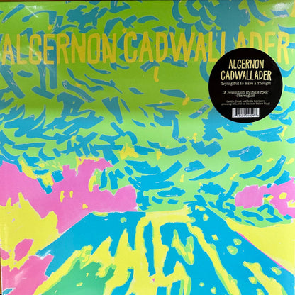 Algernon Cadwallader : Trying Not To Have A Thought (LP, Album, Ltd, Sha)