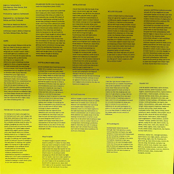 Algernon Cadwallader : Trying Not To Have A Thought (LP, Album, Ltd, Sha)