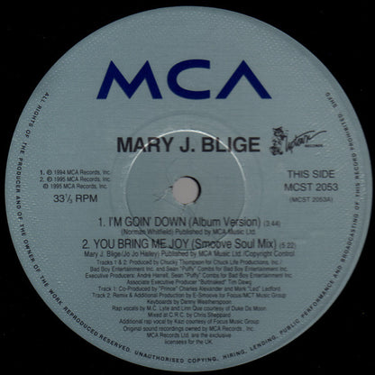Mary J. Blige : I'm Goin' Down (12")