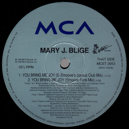 Mary J. Blige : I'm Goin' Down (12")
