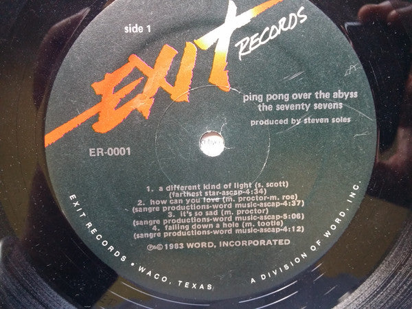 The Seventy Sevens* : Ping Pong Over The Abyss (LP, Album)