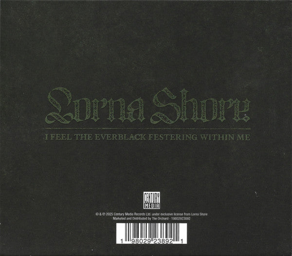Lorna Shore : I Feel The Everblack Festering Within Me (CD, Album, Ltd, O-C)