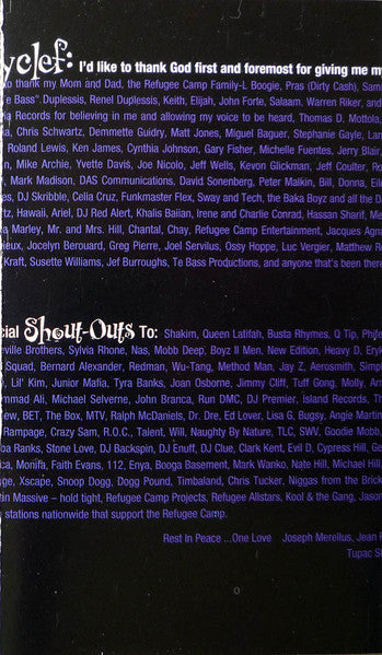 Wyclef Jean Featuring Refugee Allstars* : The Carnival (Cass, Album)