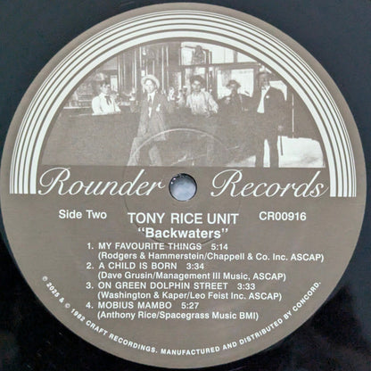 The Tony Rice Unit : Backwaters (LP, Album, RE)