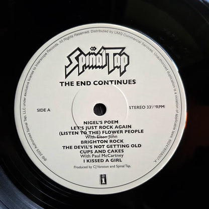Spinal Tap : The End Continues (LP, Album)
