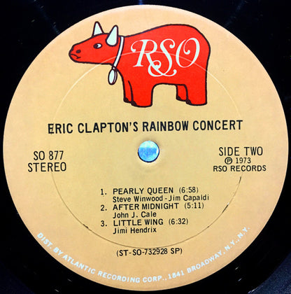 Eric Clapton : Eric Clapton's Rainbow Concert (LP, Album, SP )