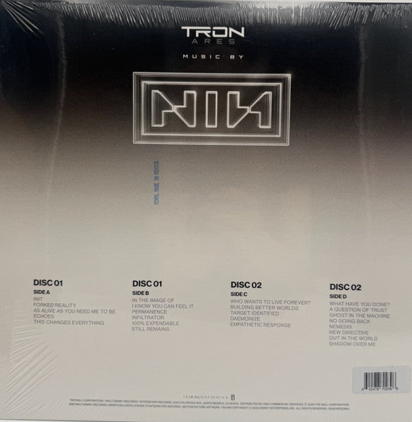 Nine Inch Nails : Tron: Ares (Original Motion Picture Soundtrack) (2xLP, Album, Ltd, Whi)