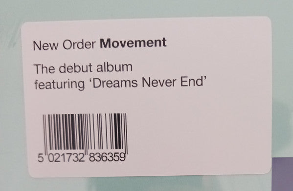 New Order : Movement (LP, RE, RM)
