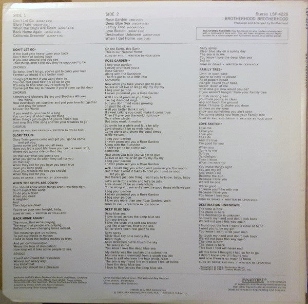 Brotherhood (8) : Brotherhood Brotherhood (LP, Album)